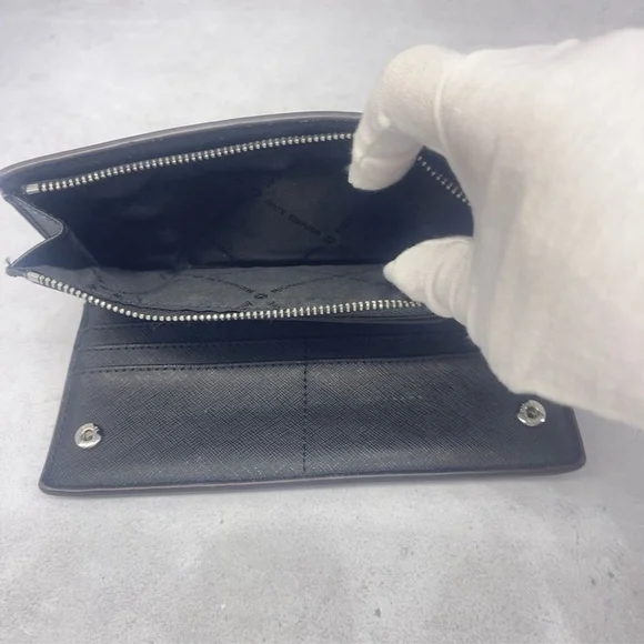 Michael Kors Lg Card Case Carryall Wallet Sapphire Blue - Picture 8 of 11